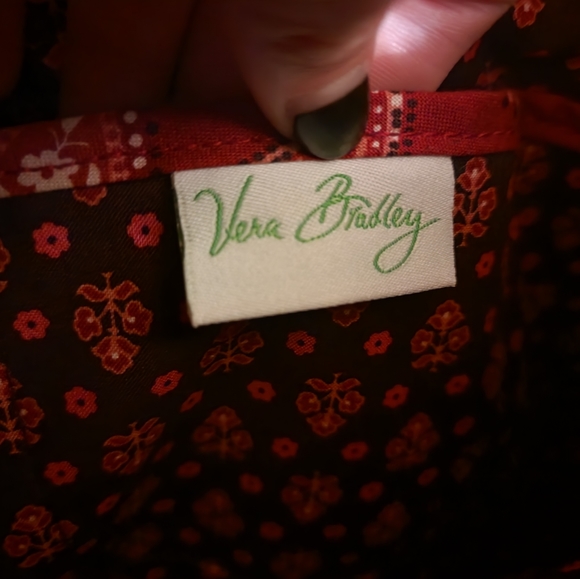 VERA BRADLEY MESA RED BAG PURSE RETIRED, Quilted - Picture 6 of 9